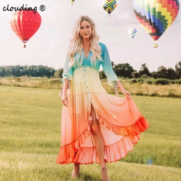 CHICWISH Rainbow dress! *BLOGGER FAVE* - Picture 4 of 8